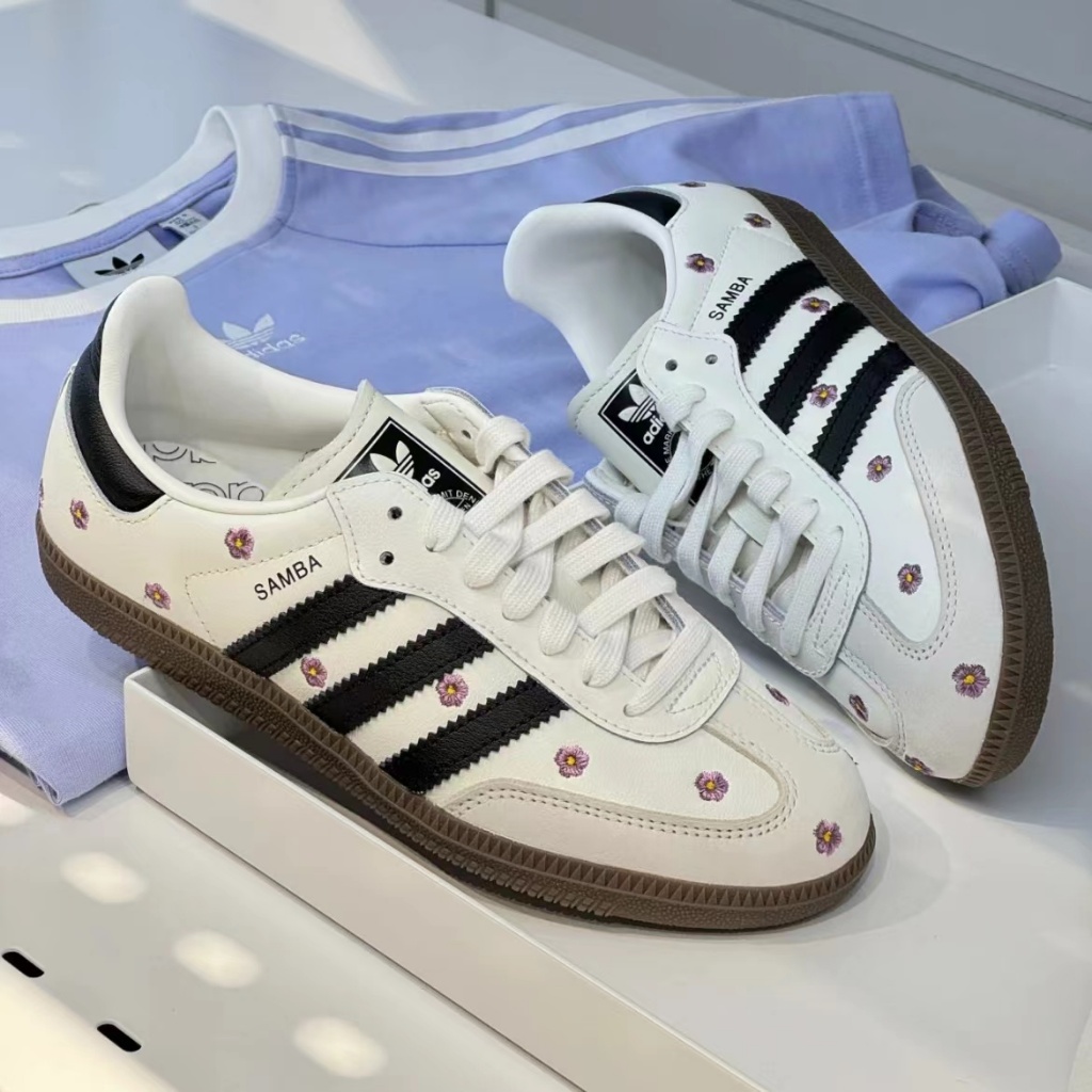 🎉（ของแท้ 100 %）adidas originals Samba OG IF4398สีขาว