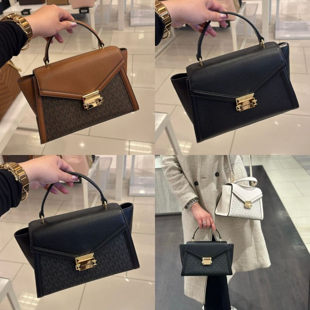 MICHAEL  KORS Whitney Medium Flap Top Handle Satchel มีสีให้เลือก