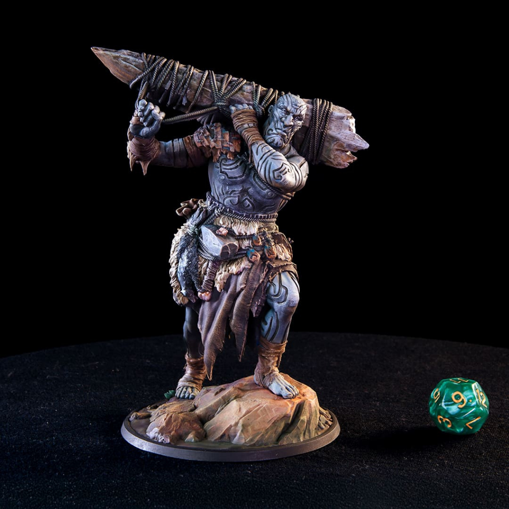 DnD Monster I Stone Colossus (งานเรซิ่นยังไม่ลงสี) ฐาน 3 นิ้ว