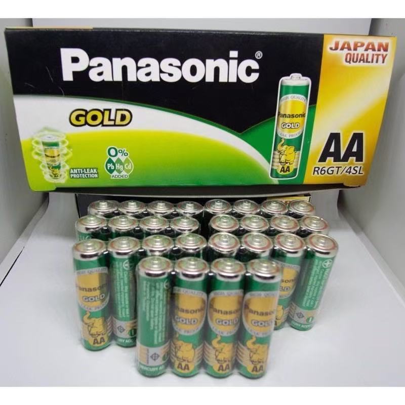 Panasonic 2A ถ่าน ไฟฉาย ราชาช้าง AA 1 กล่อง 60 ก้อน ถ่านอัลคาไลน์ 1.5V ถ่านไฟฉาย รีโมท ของเล่น