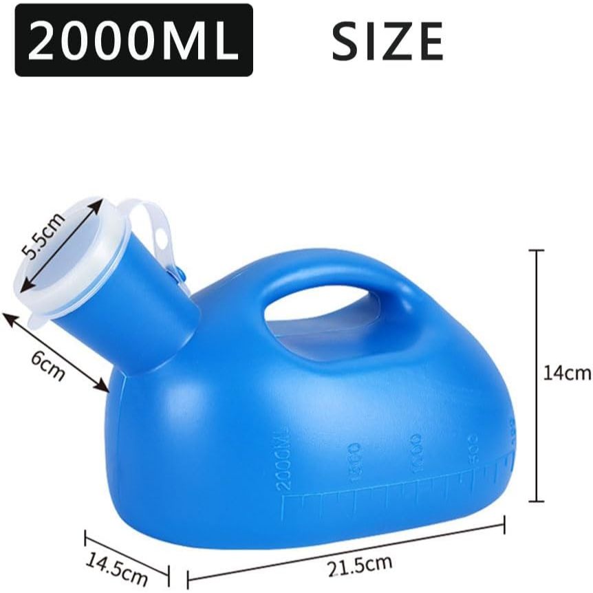 ที่ฉี่ผู้ชาย 2000 ML กระบอกปัสสาวะผู้ชาย ที่ครอบปัสสวะชาย ผู้สูงอายุ เครื่องปัสสาวะสำหรับผ G01