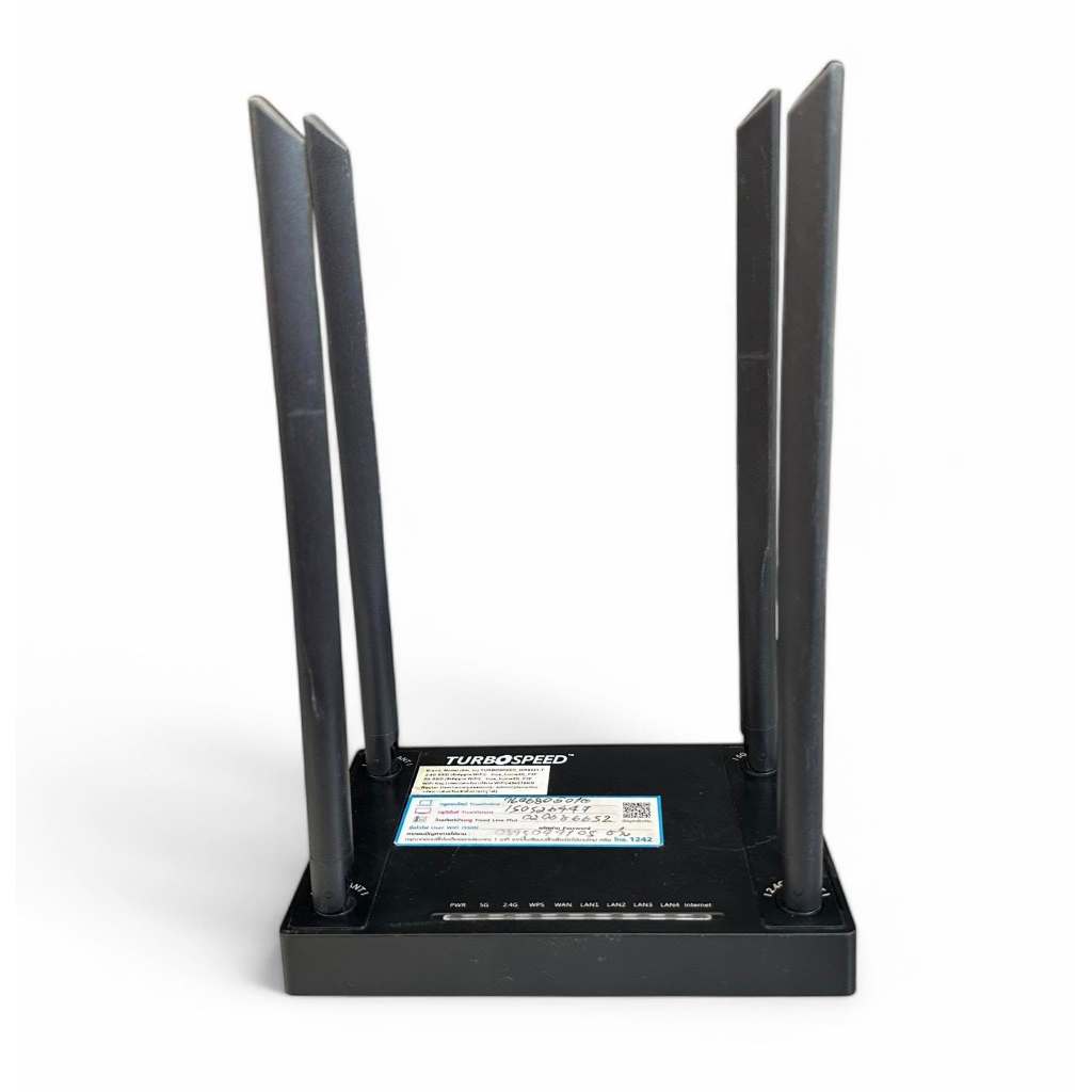 เราเตอร์ Turbospeed WR6221-T AC1200 Gigabit Wireless Dual Band Router มือสอง