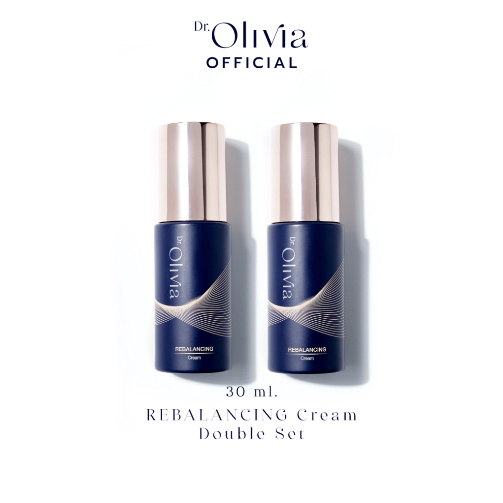 [Double Set] Dr.Olivia Rebalancing Cream 30 ml. มอยซ์เจอร์ไรเซอร์ตอบโจทย์ทุกผิวที่ผิวสุขภาพดีต้องการ มี Ectoin สูงถึง 7%