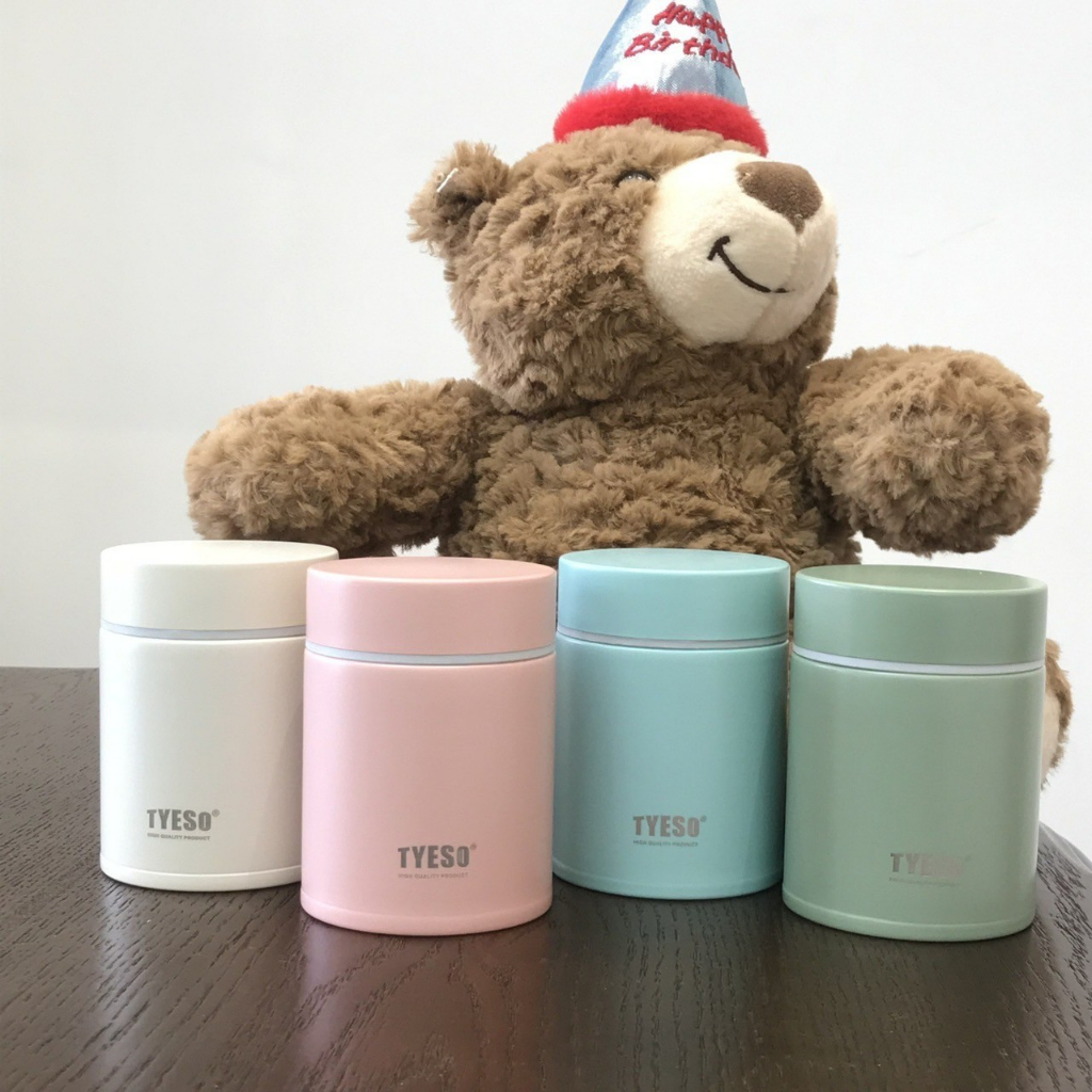 แก้วเก็บอุณหภูมิ tyeso ขนาดพกพา ขนาด 200 260 ml น้ำหนักเบา แก้วน้ำเก็บความเย็น แบบพกพาขนาดเล็กน่ารัก