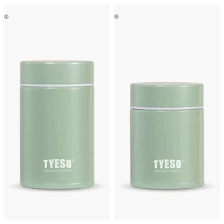 TYESO กระบอกน้ำเก็บความร้อน-เย็น 200ML. 260ML. แก้วพกพา แก้วน้ำเก็บความเย็น สแตนเลส304