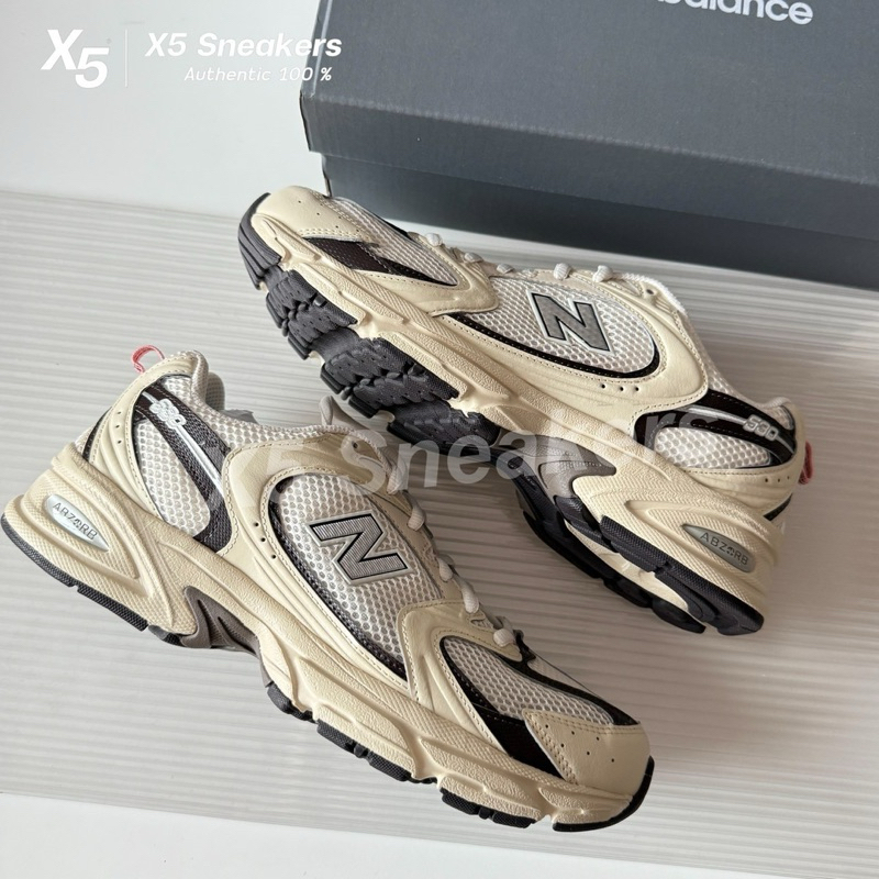 new balance ของแท้ 100% New Balance 530 รุ่นฮิต สีMR530FBP (Cream Brown)