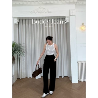 SRN-26 | Buddy Jeans กางเกงยีนส์ทรงกระบอก (XS-3XL)