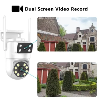 กล้องวงจรปิดเลนส์คู่ Tuya Dua IP Camera 4K WIFI มาพร้อมระบบ AI ใช้กับแอพ TuyaSmart/Smart Life