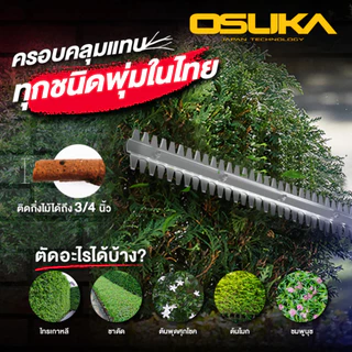 [ถูกสุด] OSUKA เครื่องตัดแต่งพุ่มไม้ไร้สาย 20v OCHT436-M1 (ครบชุด) / OCHT436-N มอเตอร์แปรงถ่าน งานสวน ตกแต่ง ประกัน1+1ปี