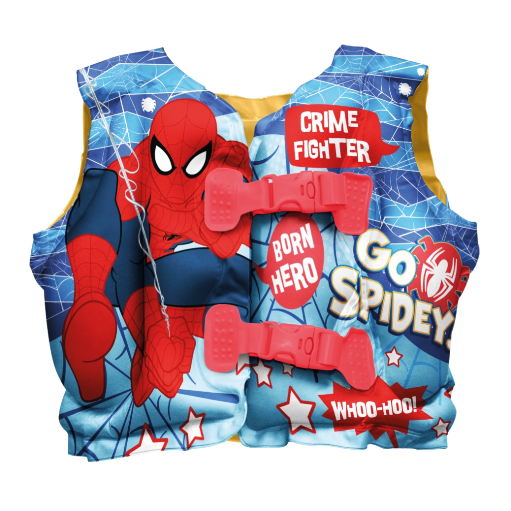 Marvel เสื้อชูชีพสไปเดอร์แมน Spider-man เสื้อชูชีพสำหรับเด็ก ขนาด 17" x 12" Toy Smart