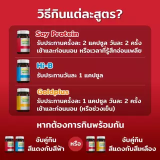 [2 ขวด] Banner Protein แบนเนอร์ โปรตีน 60 แคปซูล [ขวดใหญ่-สีแดง] สูตรใหม่