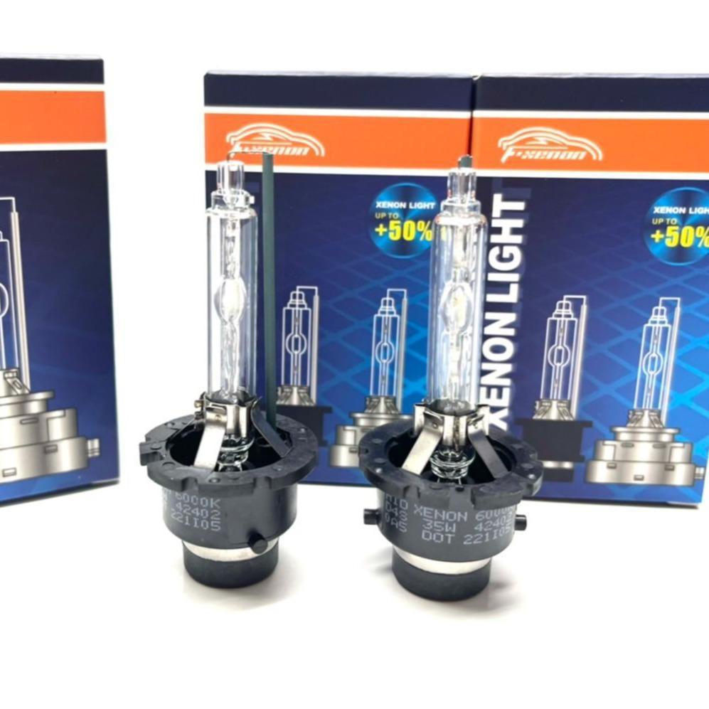 fd_24hr หลอดไฟหน้ารถยนต์ D4S Xenon เฉพาะหลอด HID 35W 4300K 6000K 8000K 10000K 12000K 1คู่ สำหรับรถยน