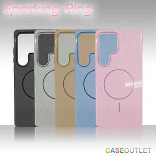 เคส Samsung S25Ultra S24 S23 S25 Ultra กากเพชร Sparking glister แหวน แม่เหล็ก แมกเซฟ ชาร์จไร้สาย ของแท้ งานแท้