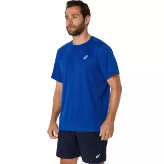 ASICS : 2011D242.401 ASICS SILVER SS TOP MEN RUNNING ผู้ชาย เสื้อคอกลม ของแท้ ASICS BLUE
