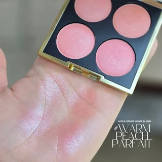 MYCA​ STAGE LIGHT BLUSH PALETTE ไมก้า เสตจ ไลท์ บลัช พาเลต ตลับ 4 สี ฉ่ำวาว ชิมเมอร์ซอฟท์