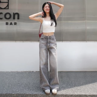 กางเกงยีนส์ขากระบอกใหญ่ รุ่น Goody Jeans