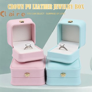 COD กล่องแหวน กล่องเก็บเครื่องประดับ แหวน ผ้ากํามะหยี่ สไตล์…