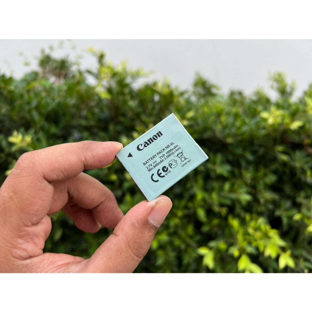 Canon Battery Camera NB-6L (1000 mAh) PowerShot SD3500 IS, SD4000 IS, SD1300 IS, SX500 IS, SX510HS, 