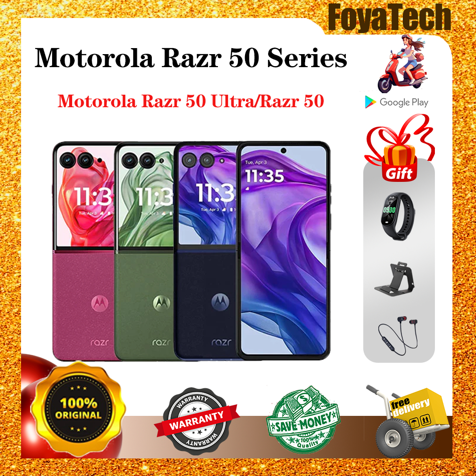 【Global Rom】Motorola Razr 50 Ultra Snapdragon 8s Gen 3 Motorola Razr 50 Dimensity 7300X Dual SIM