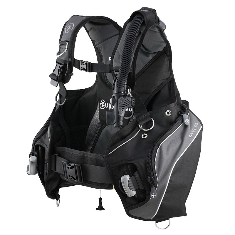New AquaLung Pro HD BC อุปกรณ์ดำน้ำ SCUBA Diving BCD Black/Gray