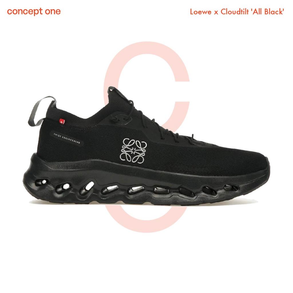 Conceptone Loewe X On Cloudtilt All Black (W) รองเท้าผ้าใบ