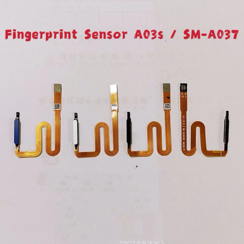 แพรปุ่มโฮมสแกนนิ้ว (Fingerprint Sensor Flex ) Samsung A03s / SM-A037