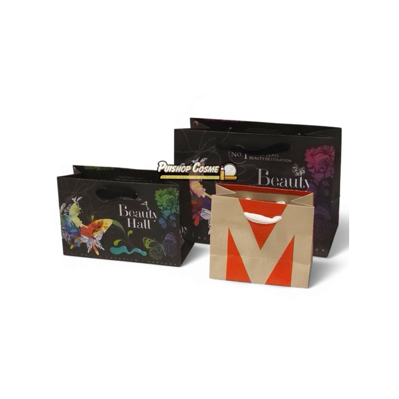 แพค10ชิ้น ถุงกระดาษทุกขนาด  Siam Discovery Paragon Emporium Beauty Hall Takashimaya ไม่มีตำหนิ ของให