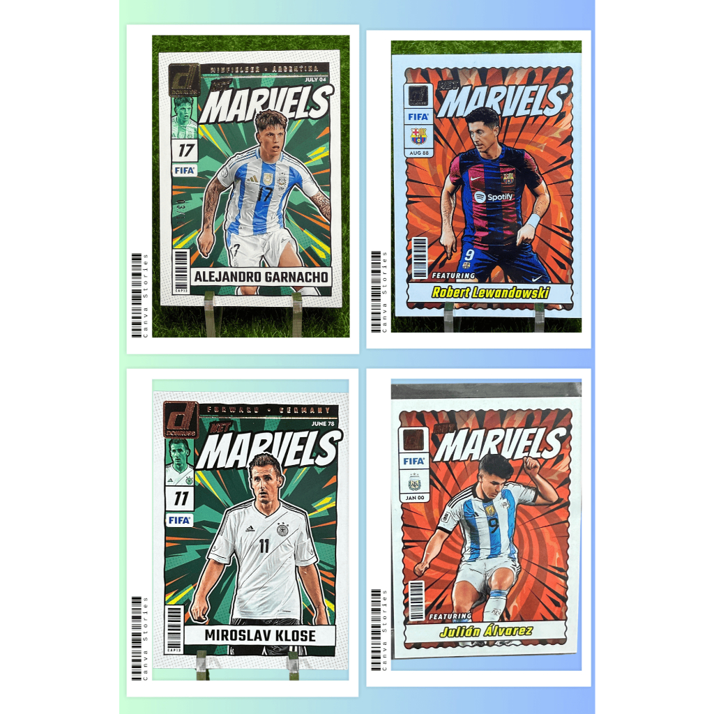 SET MARVELS PANINI DONRUSS : KLOSE, ALVAREZ