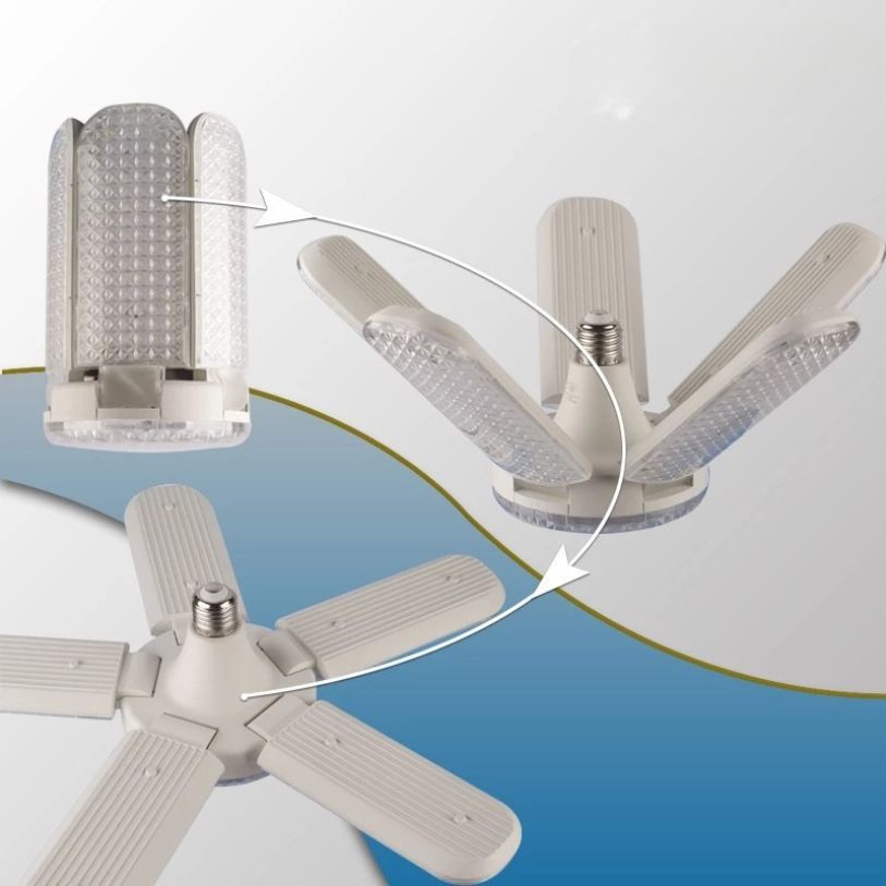 หลอดไฟ LED BULB ทรงใบพัด พับเก็บได้ ประหยัดพลังงานไฟ หลอดเพชรแบบใหม่ ให้แสงสว่างมากกว่าเดิม มอก. แท้ - รูปที่ 5