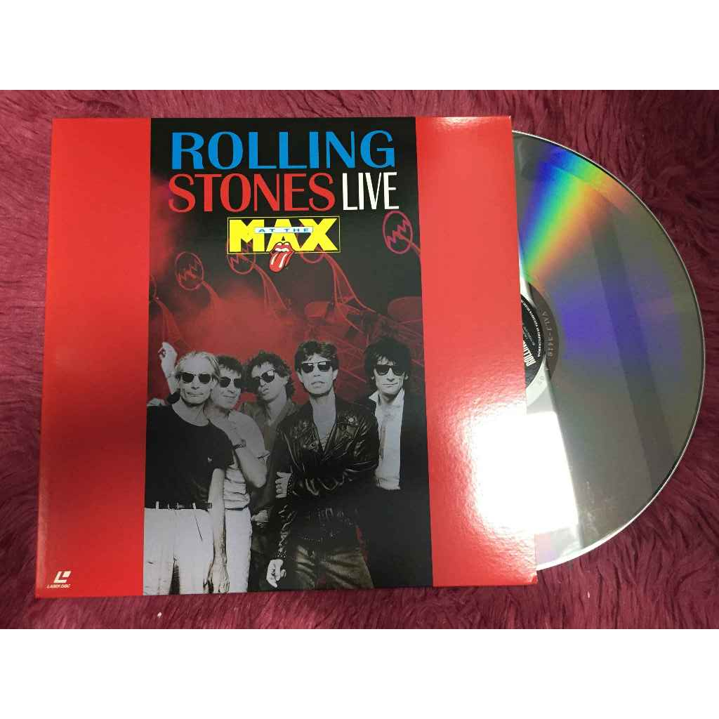 LD The Rolling Stones Live - At The Max ขนาด 12 นิ้ว LD A36