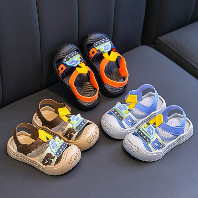 รองเท้าแตะเด็ก PVC กันลื่น ใส่สบาย น้ำหนักเบา - รูปที่ 4