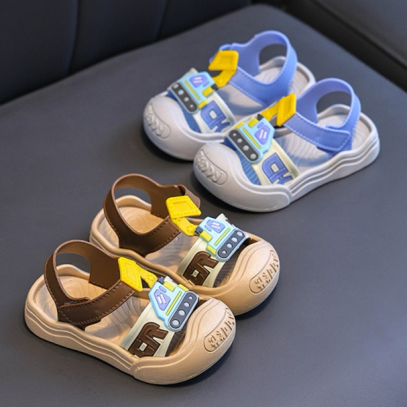 รองเท้าแตะเด็ก PVC กันลื่น ใส่สบาย น้ำหนักเบา - รูปที่ 6