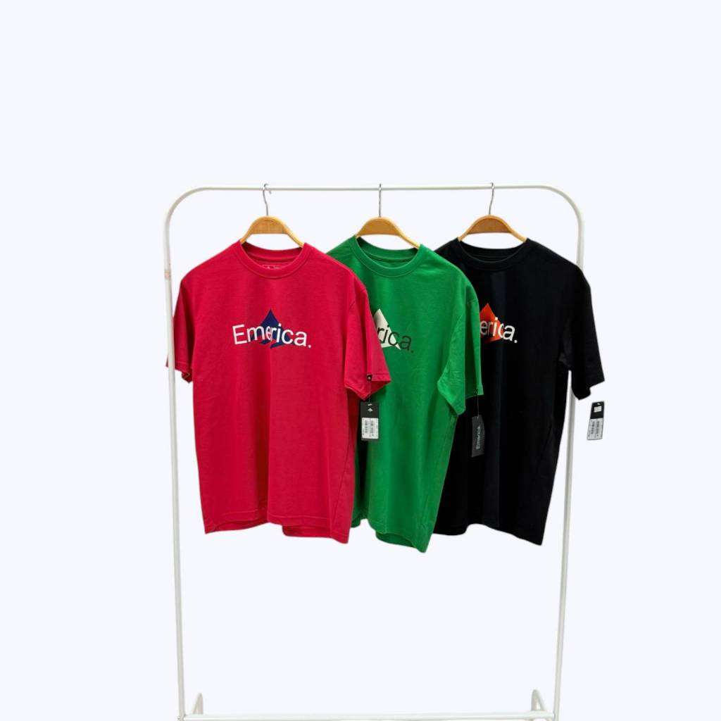 EMERICA เสื้อยืด 90s SKATE LOGO SS TEE ผ้านุ่มใส่สบาย Cotton 100%