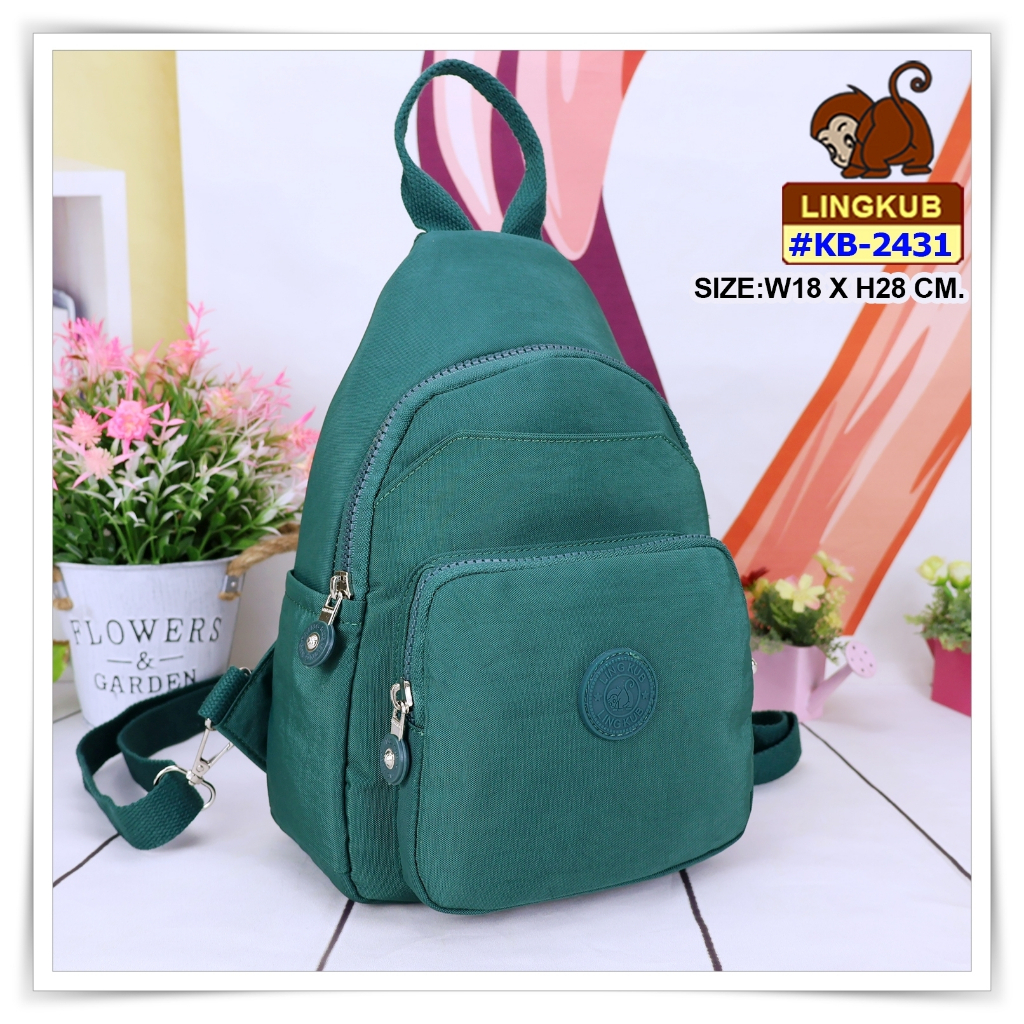 กระเป๋าคาดอกทรงตั้ง ขนาด กว้าง 8 สูง 11 นิ้ว KB-2431