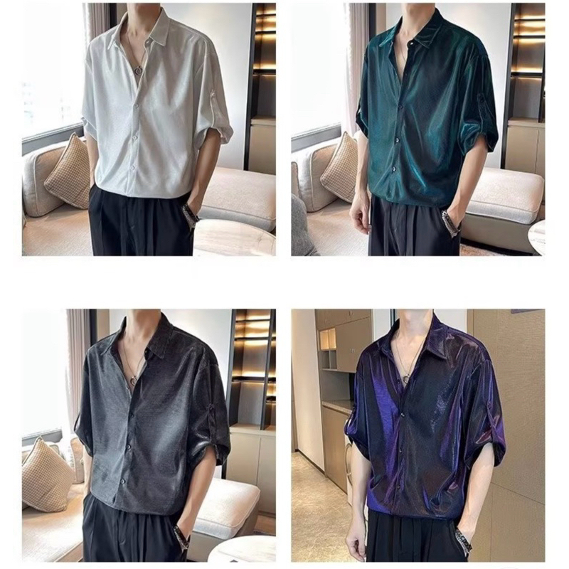 🔥พร้อมส่ง🔥เสื้อเชิ้ต OveRsiZE สไตล์เกาหลี (C07)