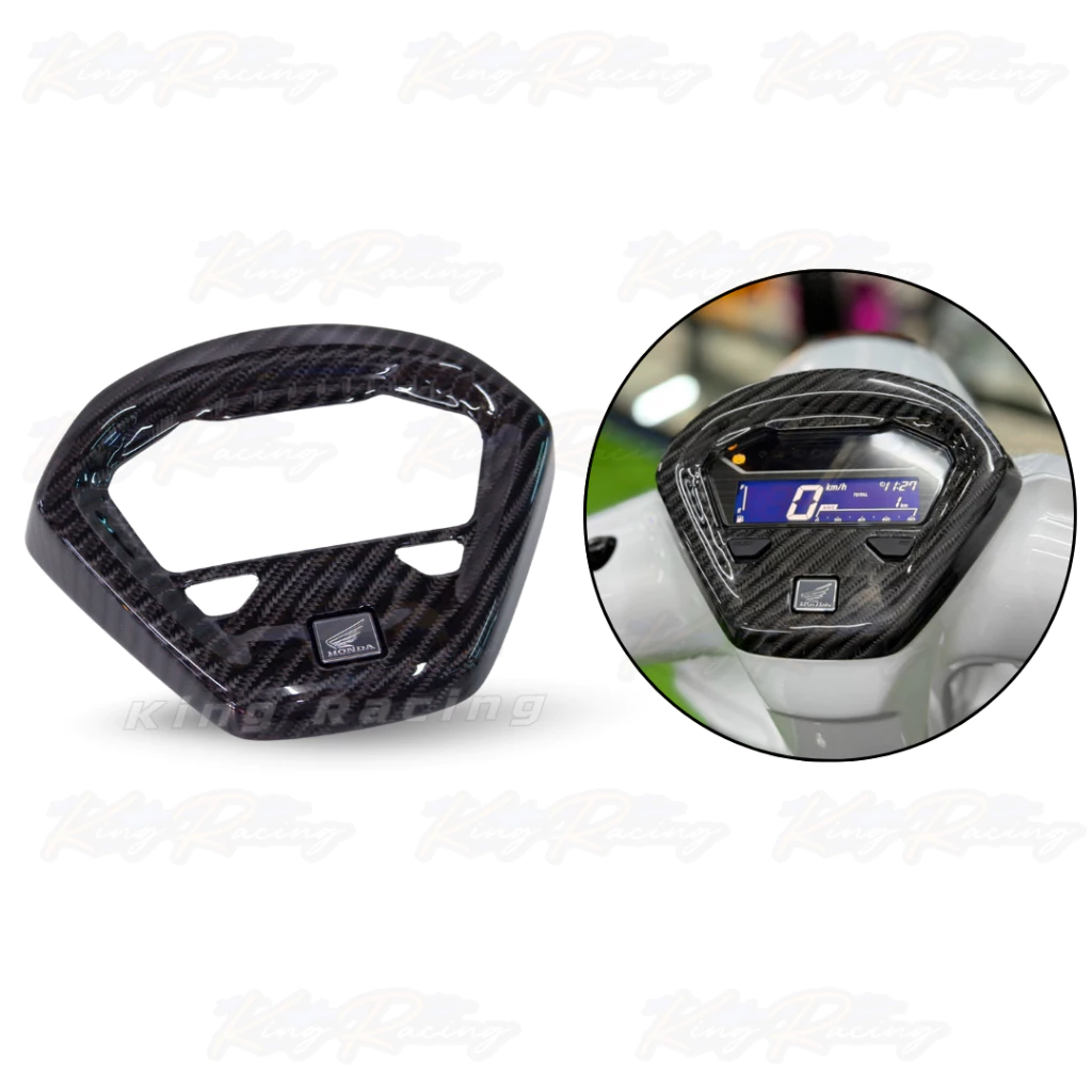 ชุดแต่งคาร์บอน Honda Giorno ลาย 4 ชิ้น ครอบไมล์ ไฟหน้า โลโก้ ไฟท้าย thumbnail 6