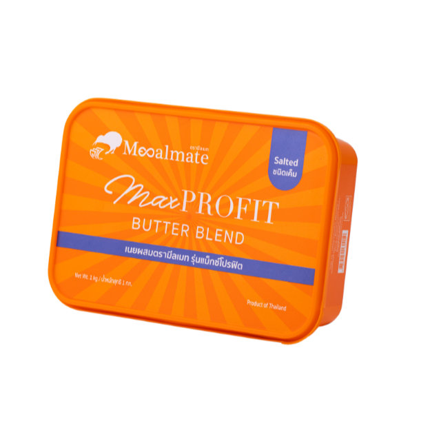 Mealmate มีลเมทกล่องส้ม Max profit คุ้มค่า ไขมันเนย10% ชนิด(จืด/เค็ม) 1กิโลกรัม