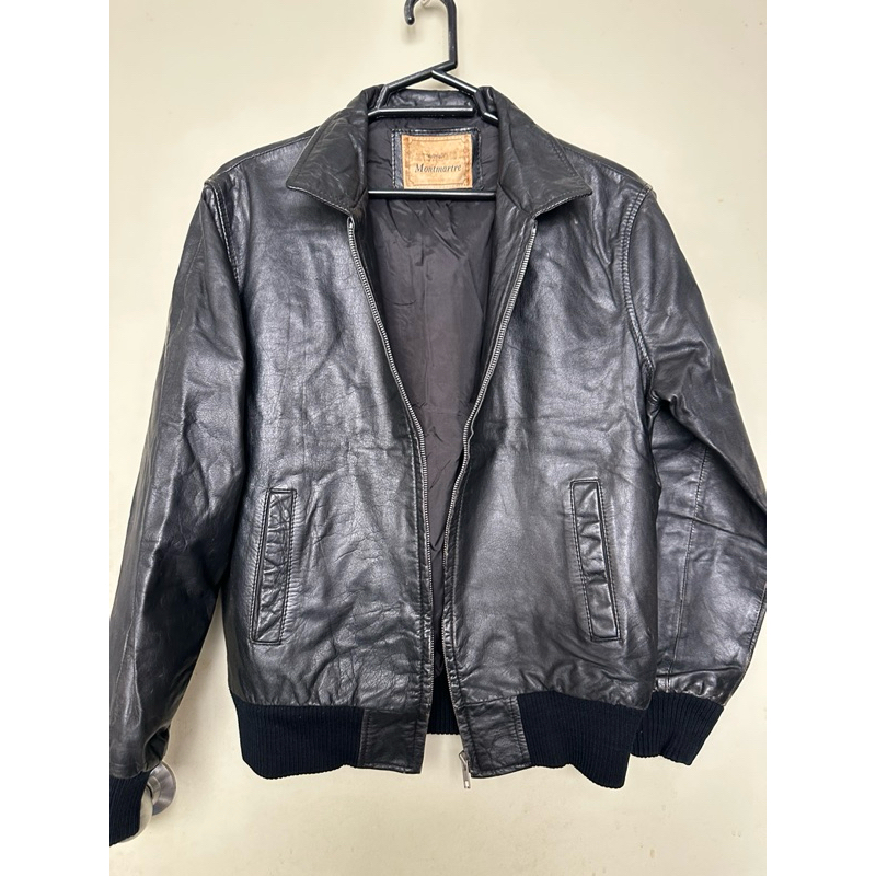jacket Montmartre หนัง มือสอง