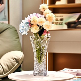 แจกันแก้วใสทรงสูง แจกันดอกไม้ ขนาด 750 ml. รุ่น 4085