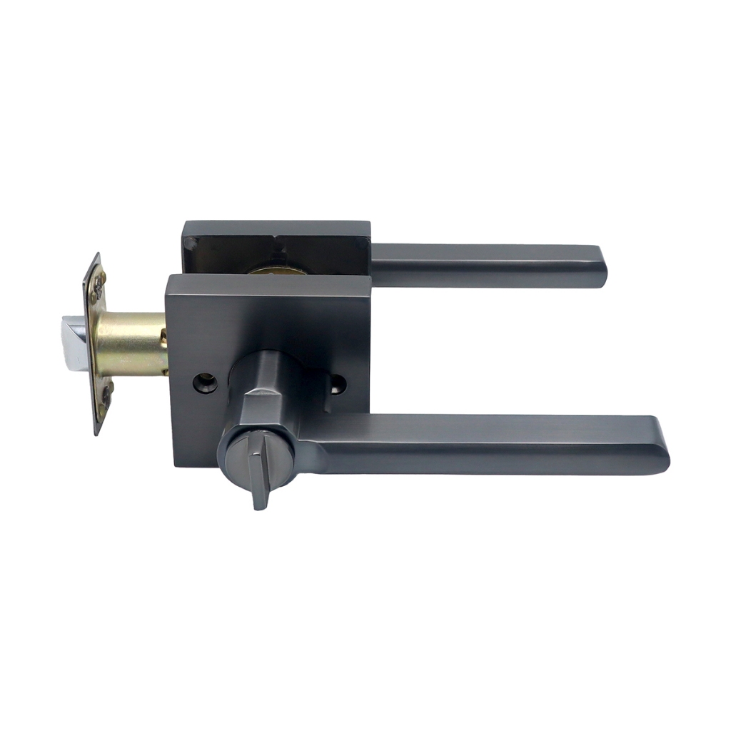 LEVER LOCK ISON NO.6502 GG-BK (แพ็ค) ไม่มีดอกกุญแจ