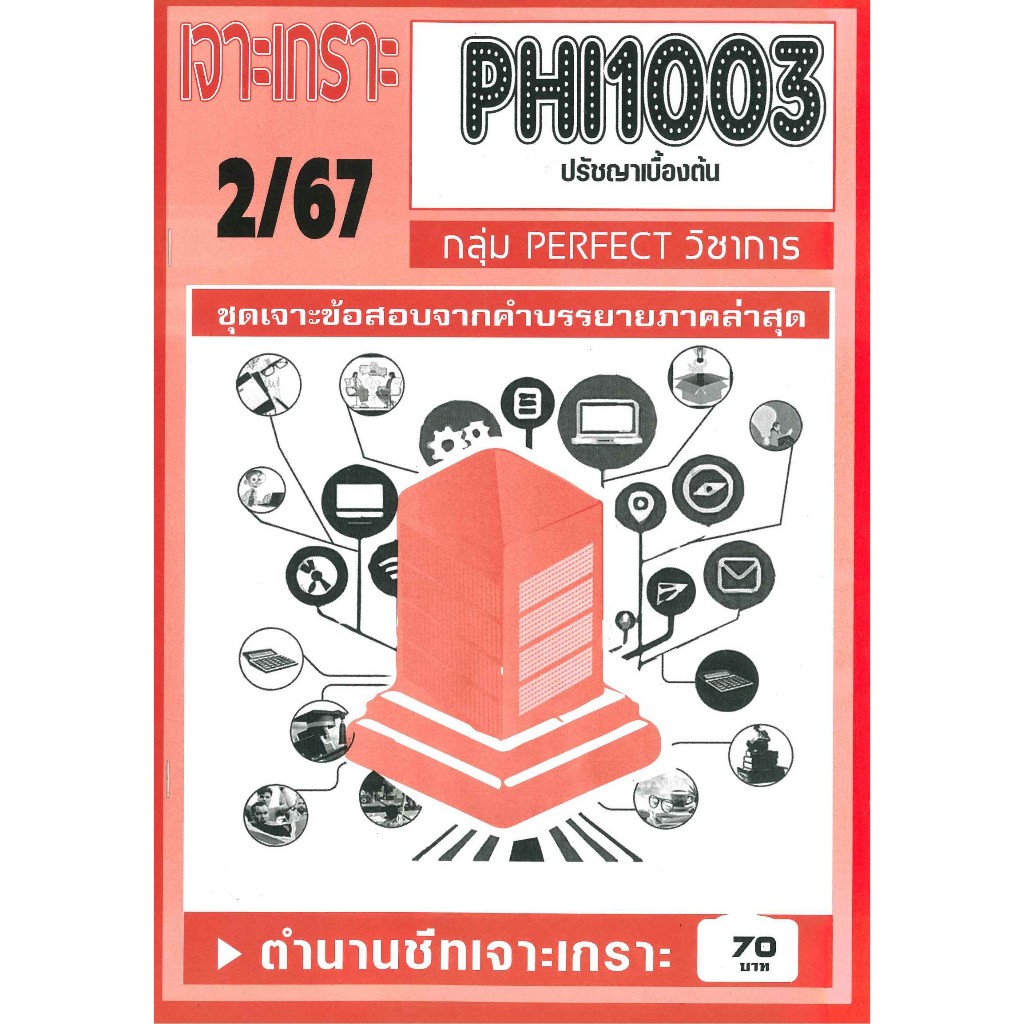 เจาะเกราะ PHI1003 / PHI2003 / PY103 ปรัชญาเบื้องต้น (2/67)