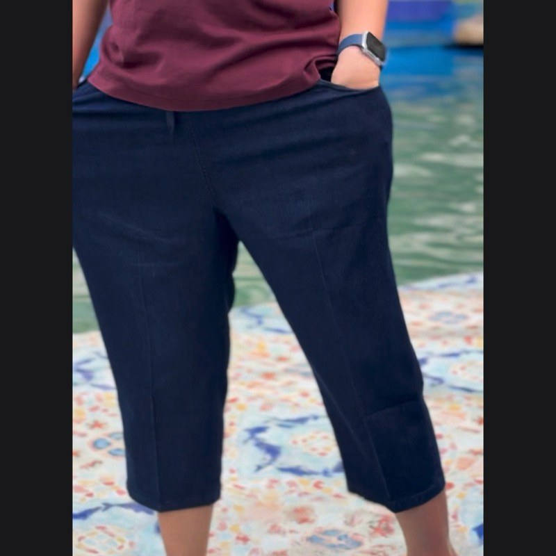 กางเกงยีนส์ผ้าเทพ เอวยืด ทรงบอลลูน กรอกโค้ด INC955CLL - รูปที่ 4