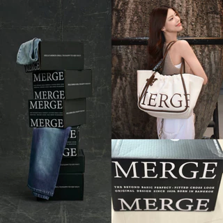 🔥แบรนด์แท้✅💯(ใช้โค้ดลดได้)Merge A Day Bag Tote Bag Medium Merge Official กระเป๋า กระเป๋าTote กระเป๋าโท ของแท้