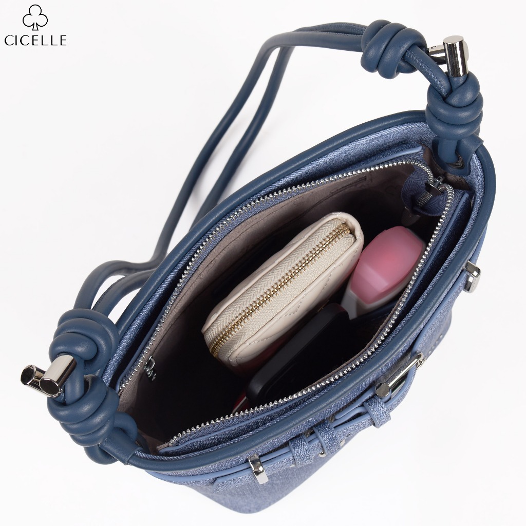 #817 กระเป๋าbucket เข็มขัด สวยเท่😎💫กระเป๋าแบรนด์ CICELLE (ซี-เซล) สไตล์ Modern Luxury