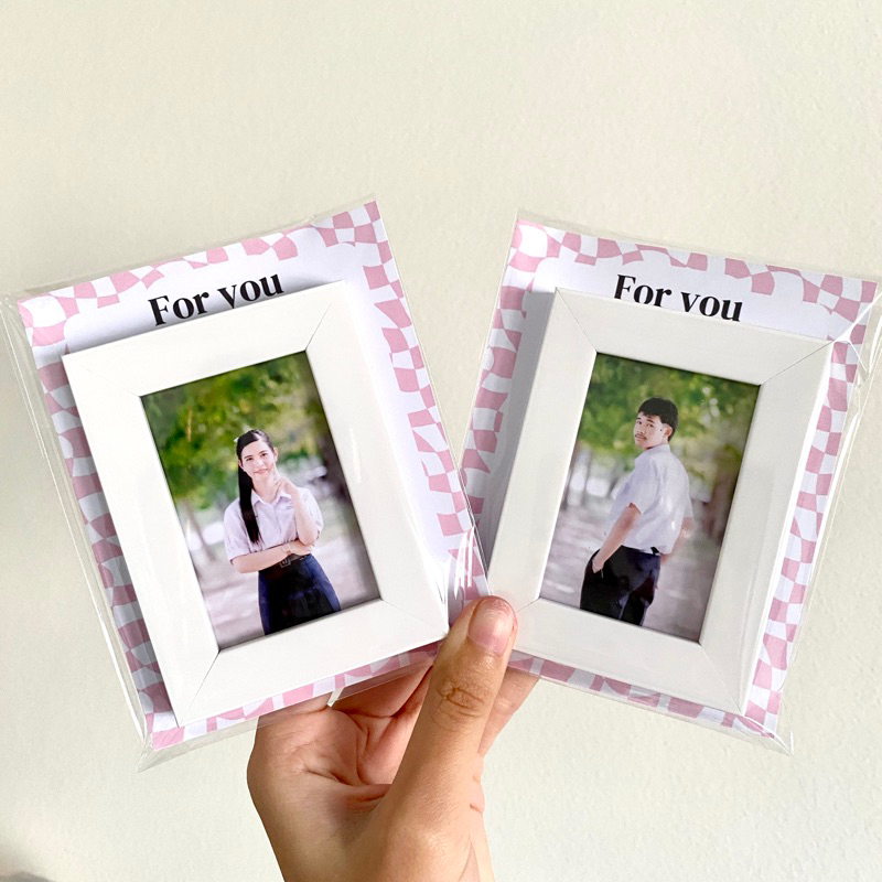 กรอบรูปเดี่ยวพร้อมรูปภาพ ของขวัญทุกโอกาส (ส่งรูปทางแชท)💓