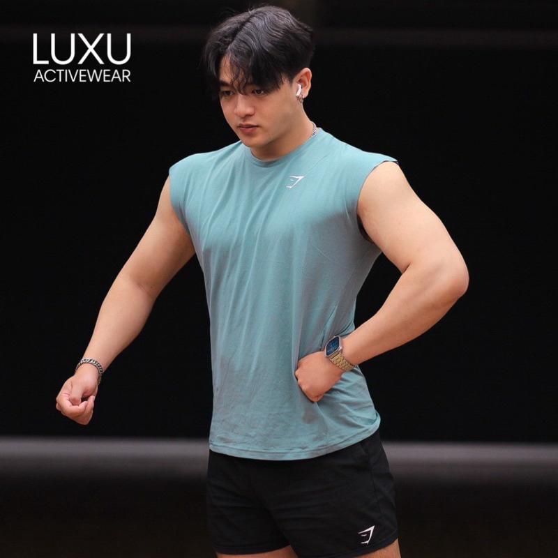 (พร้อมส่ง) GYMSHARK เสื้อแขนกุด Critical Cut Off Tank Slim Fit ของแท้ 100%🇺🇸