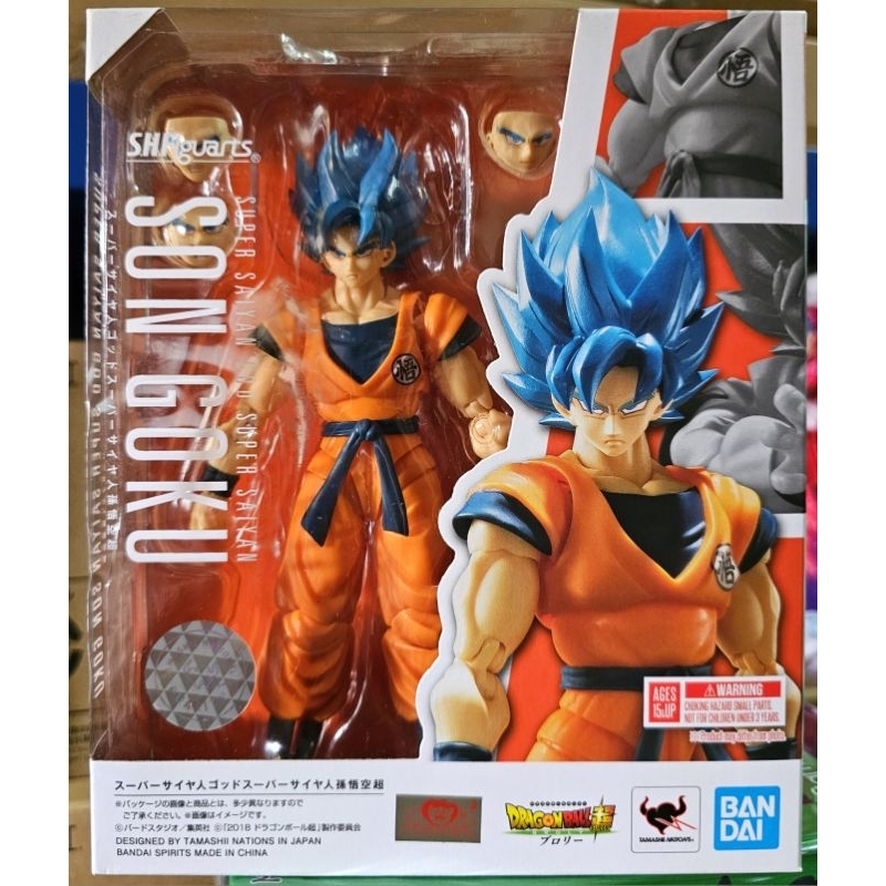 [พร้อมส่ง/มือ 1] S.H.Figuarts Super Saiyan God Super Saiyan Son Goku -Super- 4573102557001