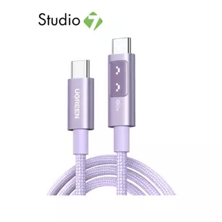 สายชาร์จ Ugreen USB-C to USB-C Cable Nylon 100W by Studio7