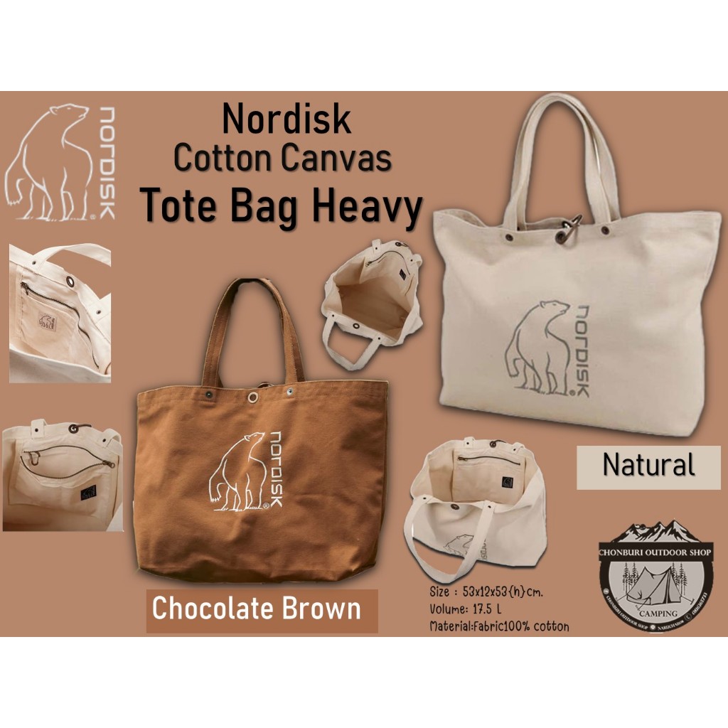 Nordisk Tote Bag Heavy Canvas#กระเป๋าผ้าแคนวาส