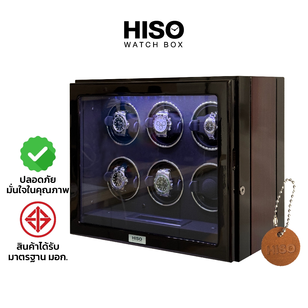 เครื่องหมุนหน้าตรงโชว์นาฬิกา AUTO รุ่น VT6-S